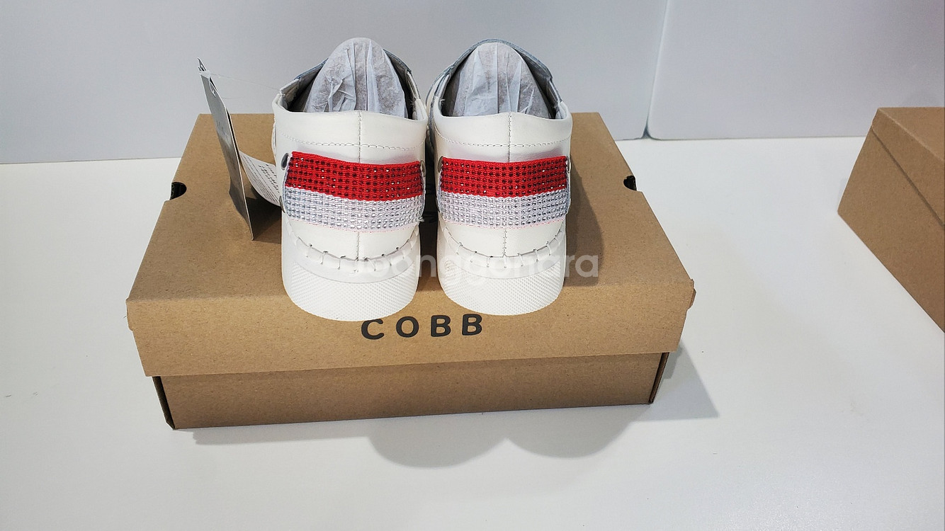 COBB 소가죽 여성신발 새제품--4