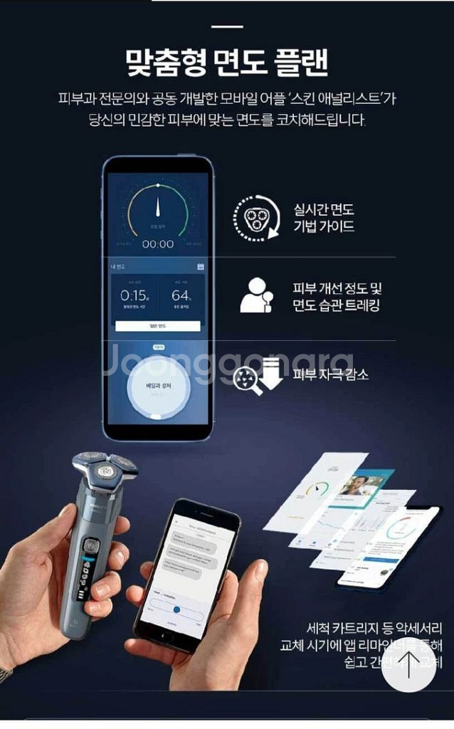 필립스 SkinIQ 8000시리즈 S8696/72--6