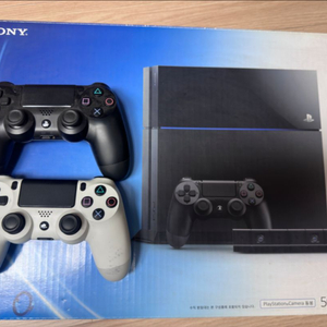 ps4, 컨트롤러 2개, ps 카메라, 타이틀 7개