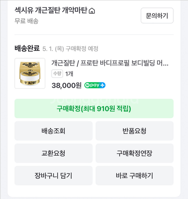 개근질탄 새상품 프로탄 보디빌딩 스포츠모델--1