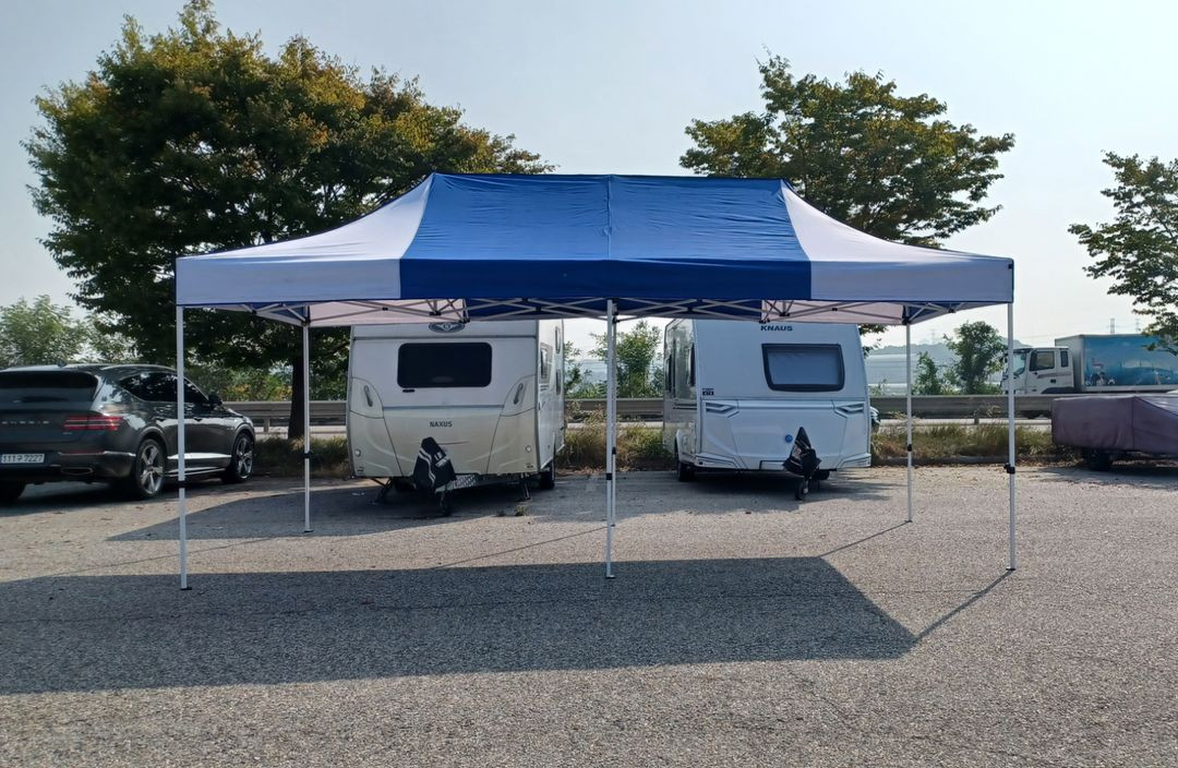 새상품 3x6캐노피천막. 800D 독일수출 지붕--3