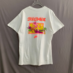 90 S 나이키 NSW 비치 파티 프린팅 오버핏 반팔티