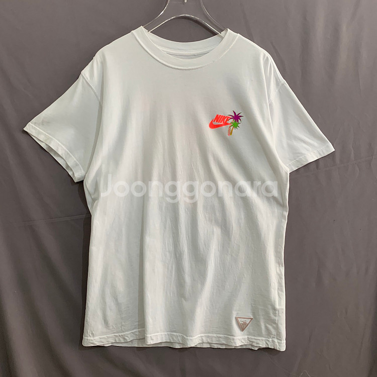 90 S 나이키 NSW 비치 파티 프린팅 오버핏 반팔티--2