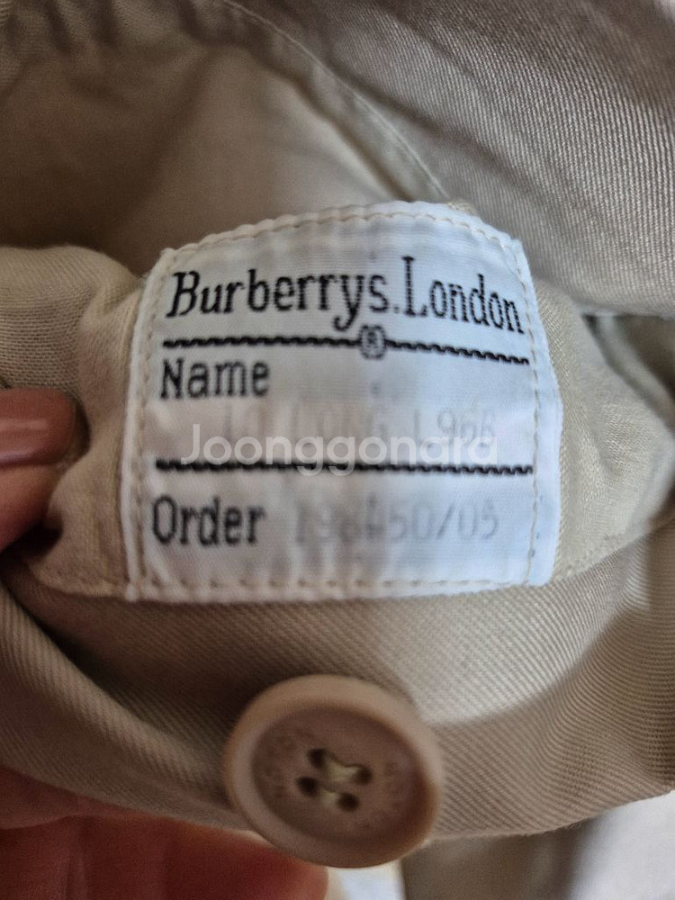 버버리정품여성트렌치롱코트77--3