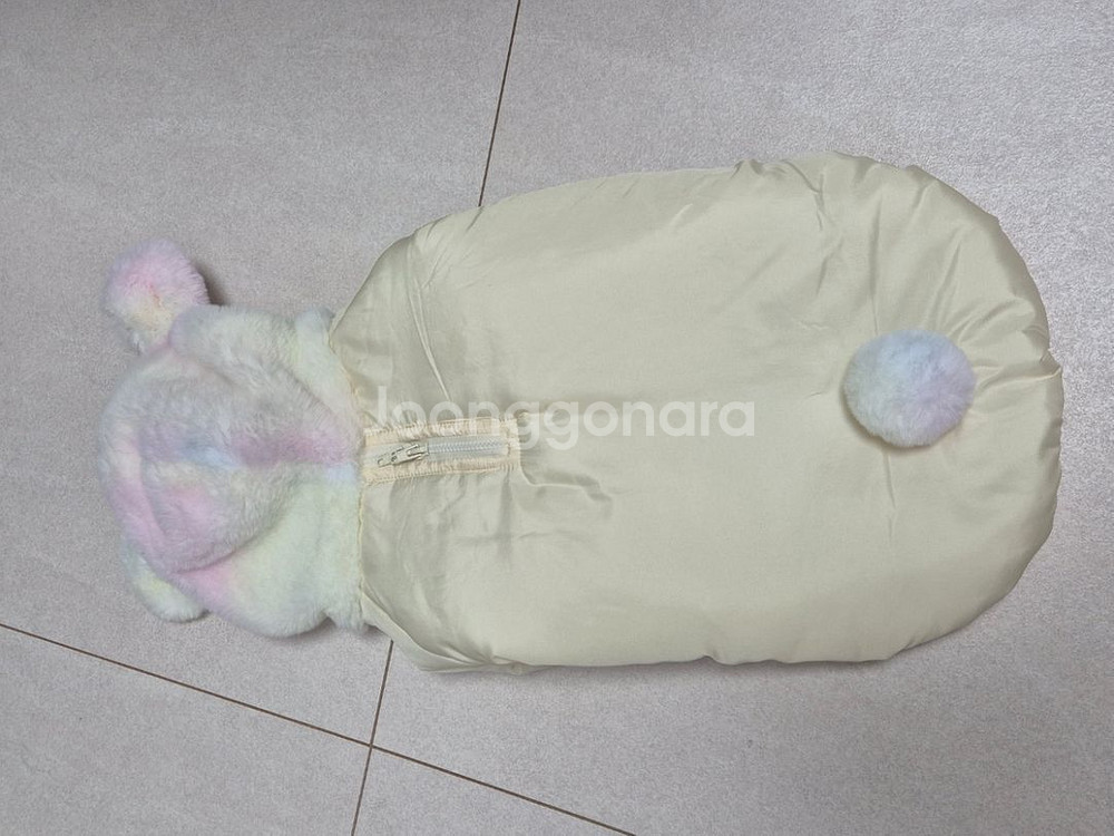 이츠독 강아지 솜사탕 베어 소프트 패딩, 옐로우, XL--1