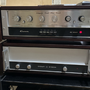 크라운 앰프 ic150 + dc150a 셋트 팝니다