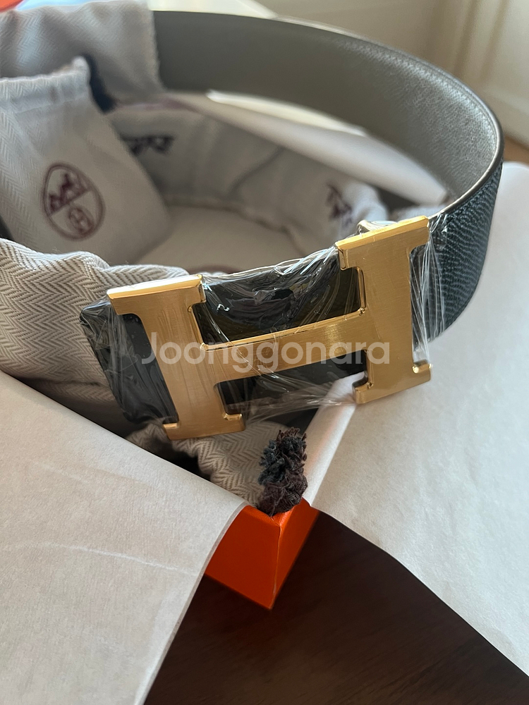 에르메스 남성벨트 새상품--2