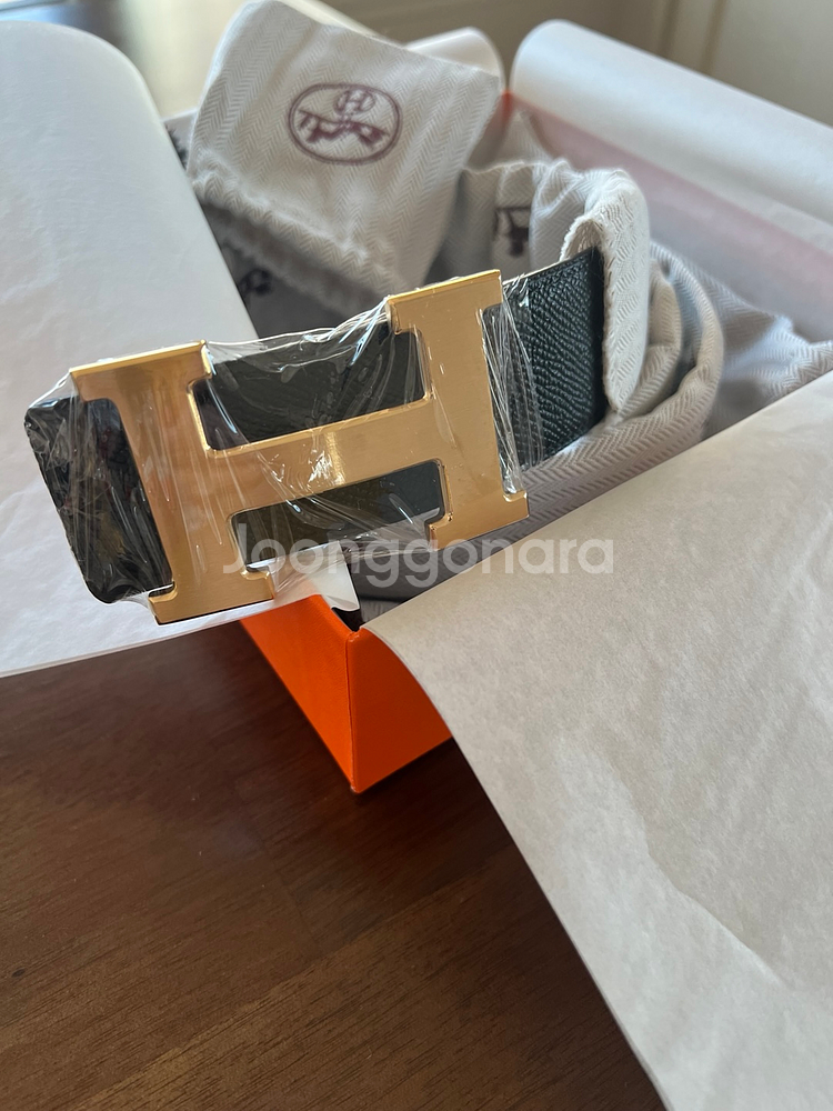 에르메스 남성벨트 새상품--3