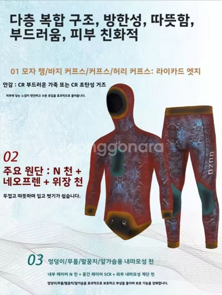 다이버 수트.수영.낚시.--2