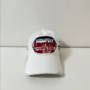American 로고 레트로 볼캡 모자