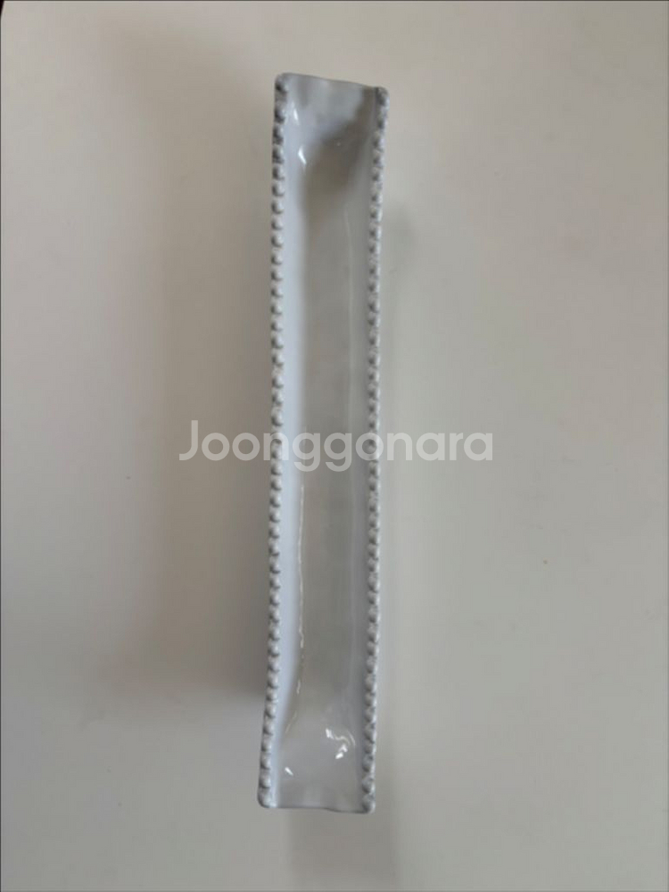 이태리 VBC까사 인칸토 올리브 보트 접시 스트라이프--0