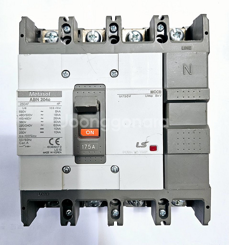 LS mccb 배선 차단기 ABN204c 175A--0