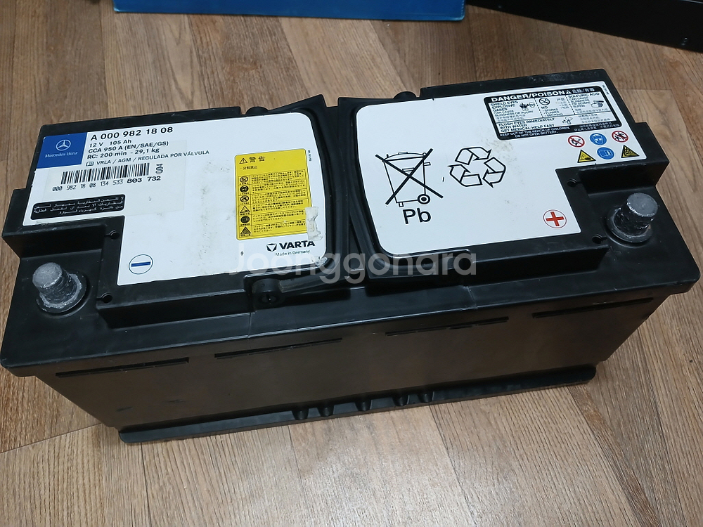 Mercedes-Benz 배터리 CCA950A 12V--0