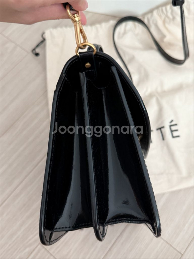 에떼 ette 코스메 스퀘어백 블랙 (원가35만)--9