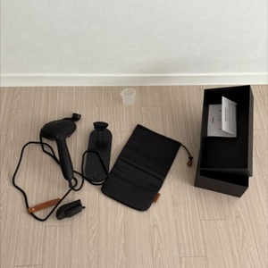 쿠진 아이스티머 -블랙 핸디형 스티머(스팀다리미)
