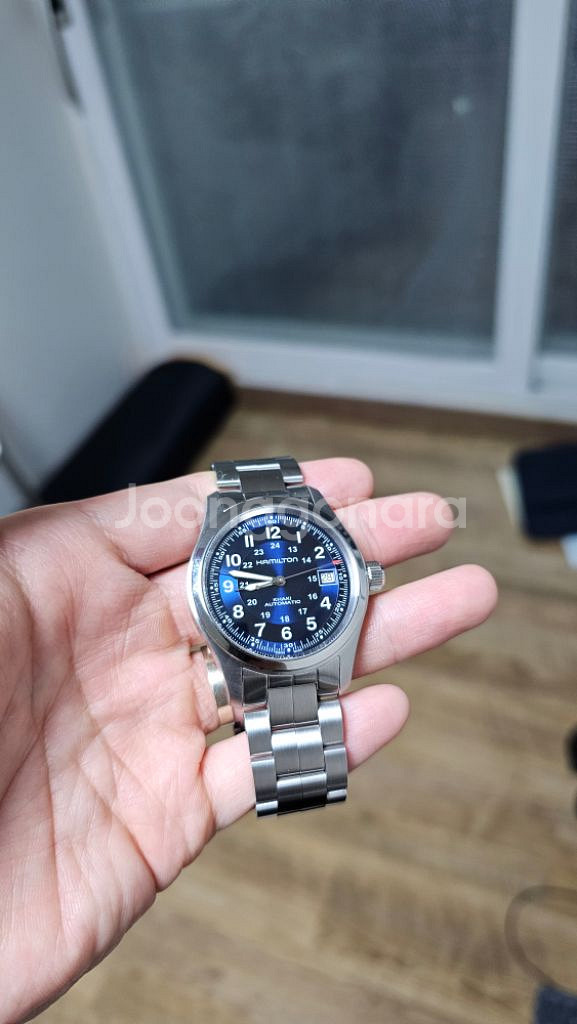 해밀턴 카키필드 청판 38mm--3