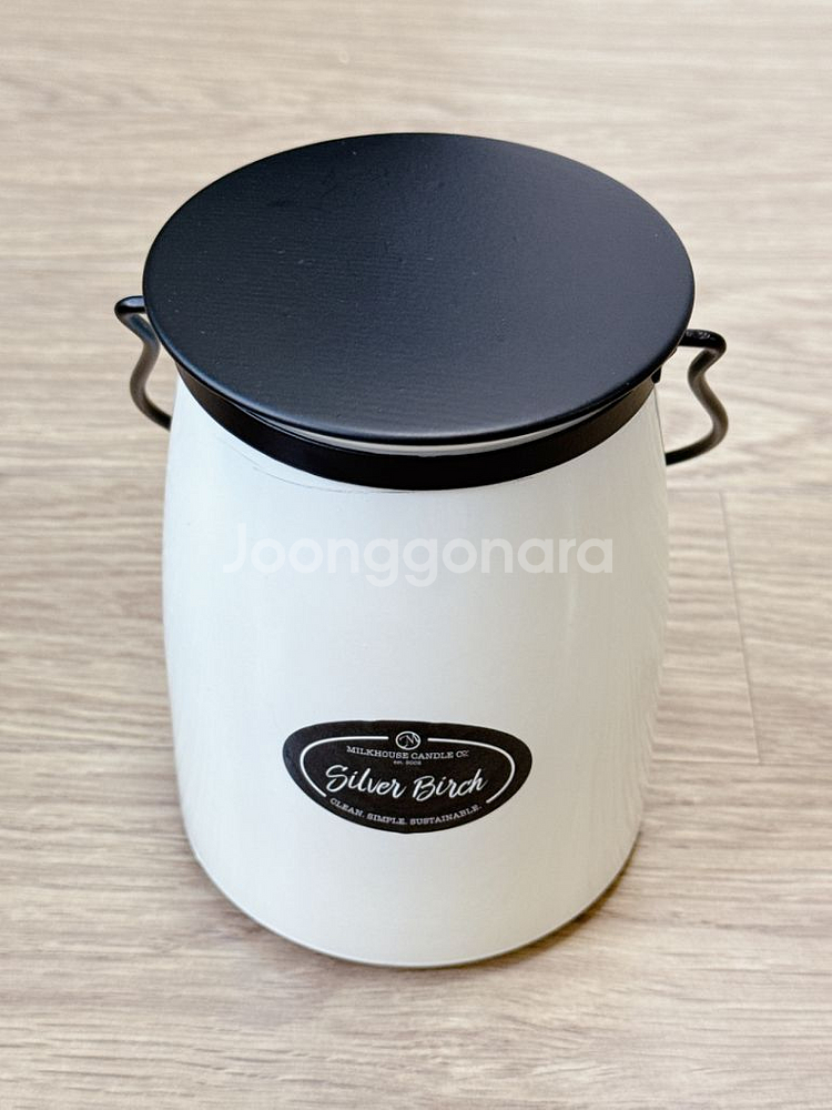 밀크하우스캔들 버터자 유기농 캔들 실버버치 22oz--2