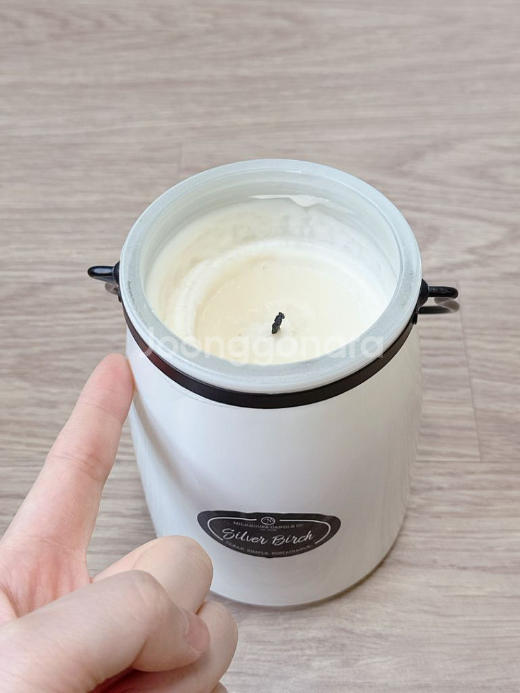밀크하우스캔들 버터자 유기농 캔들 실버버치 22oz--4