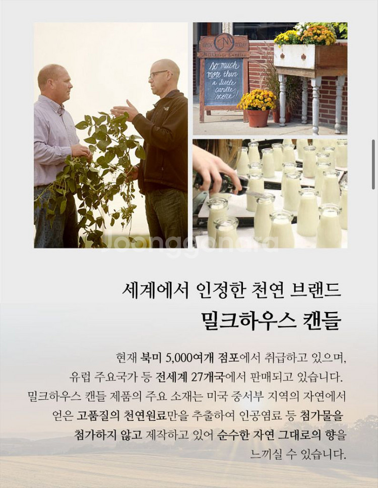 밀크하우스캔들 버터자 유기농 캔들 실버버치 22oz--6