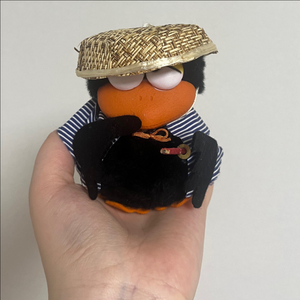 [고전] 일본 쇼와레트로 닌자 까마귀 인형