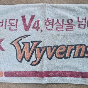 프로야구 SK 와이버슨 한국시리즈 우승 기원 응원 타월