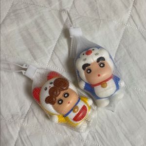 짱구 도라에몽 코스튬 스퀴시)짱구 도라에몽&짱아 도라미