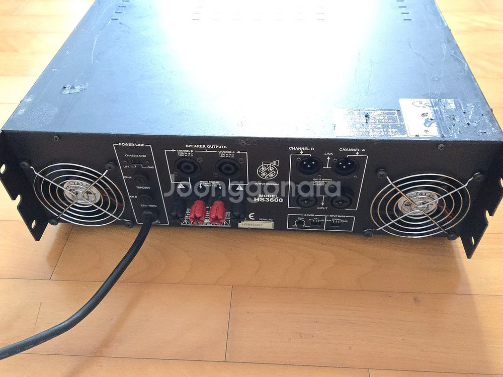 파워앰프 E&W HS-3600 팝니다 3.6kw--1