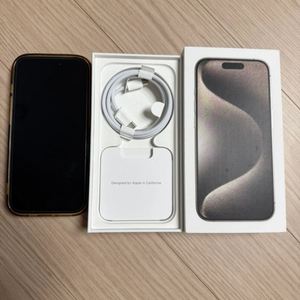 아이폰 15프로 128GB 네츄럴티타늄 S급 팝니다