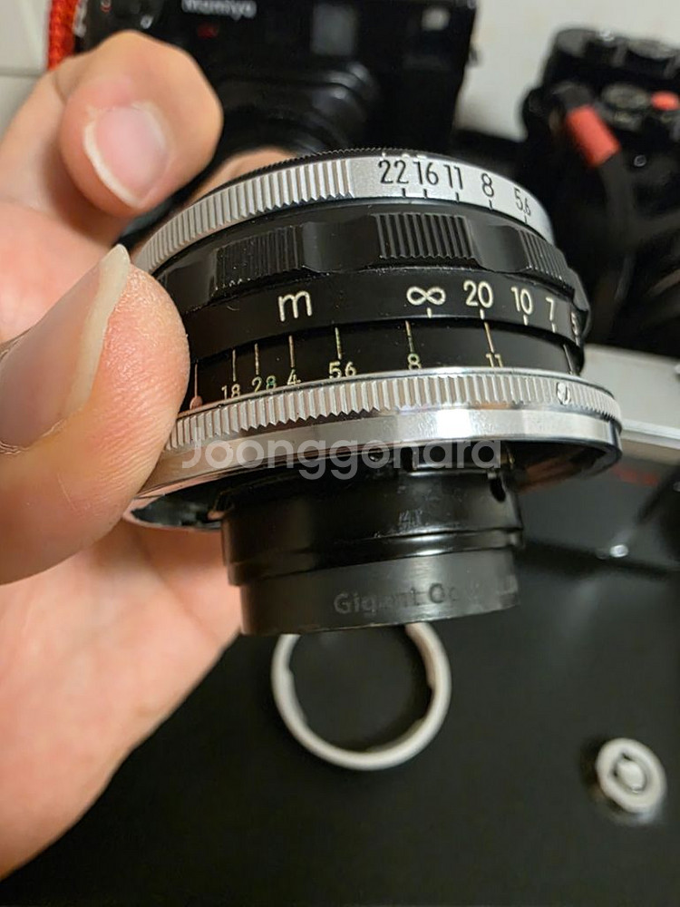 s마운트 nikkor 3.5cm f1.8 거광개조버젼--2