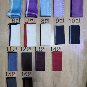 총 16개 [새상품] 행커치프, 포켓치프, 포켓스퀘어
