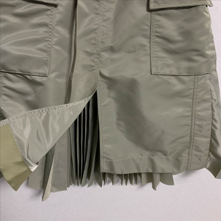 23SS 사카이 벨티드 백 플리츠 스커트 (새상품)--4