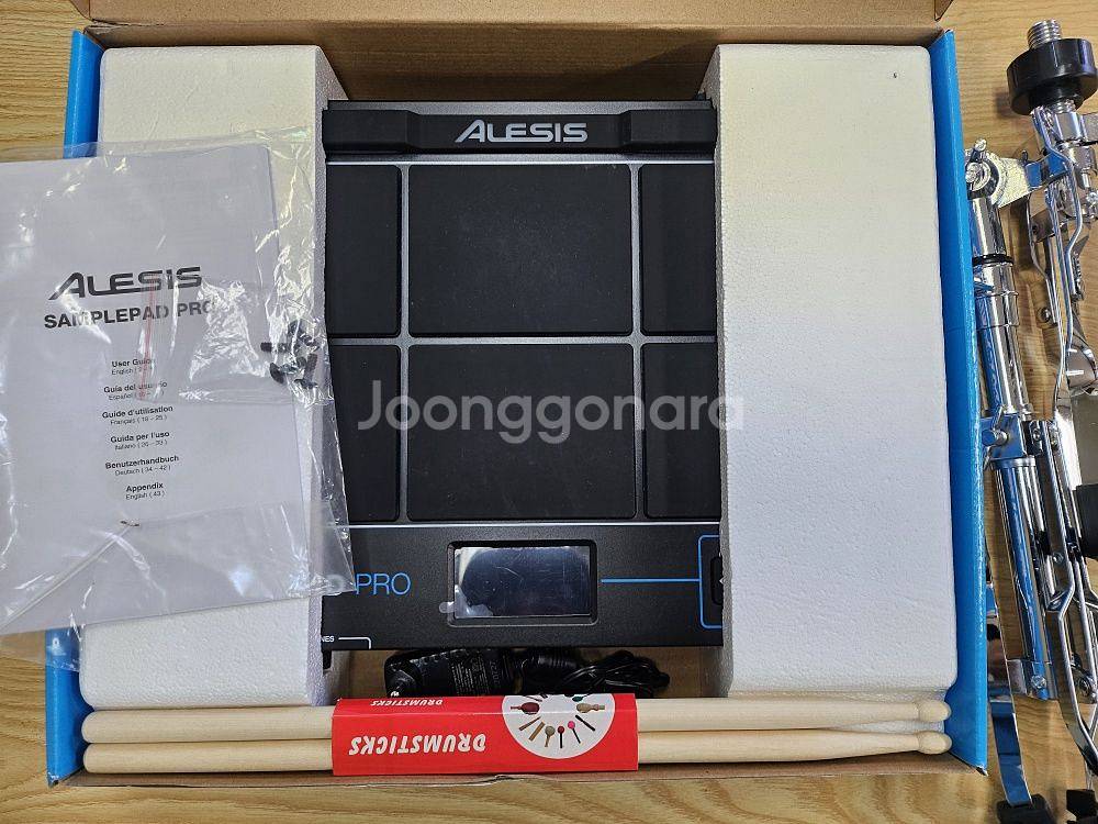 알레시스 Alesis 샘플패드프로(단순개봉+전용스탠드)--0