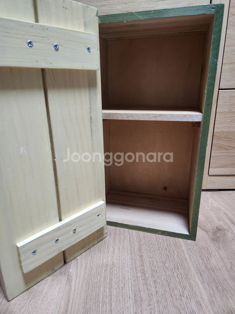 빈티지 2단 수납함--1
