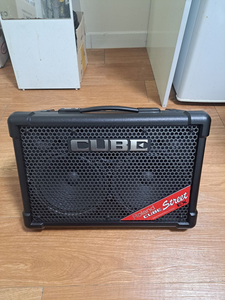 롤랜드큐브스트리트EX+ 슈어58 MIC + 엠프거치대 이미지