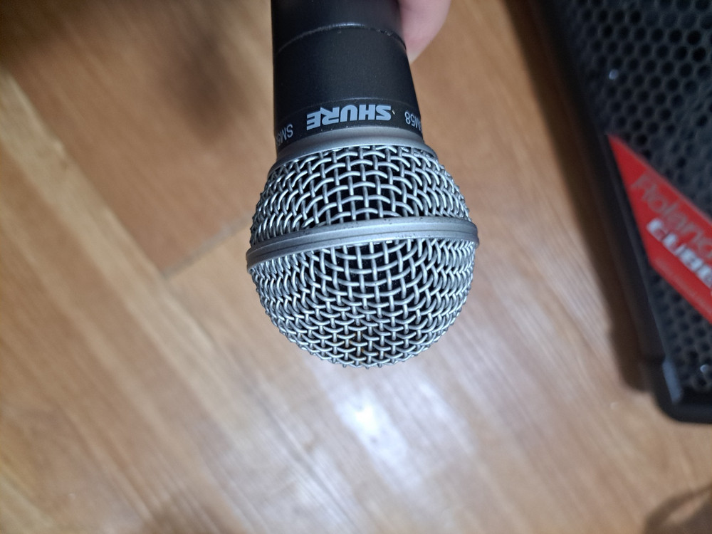 롤랜드큐브스트리트EX+ 슈어58 MIC + 엠프거치대 이미지