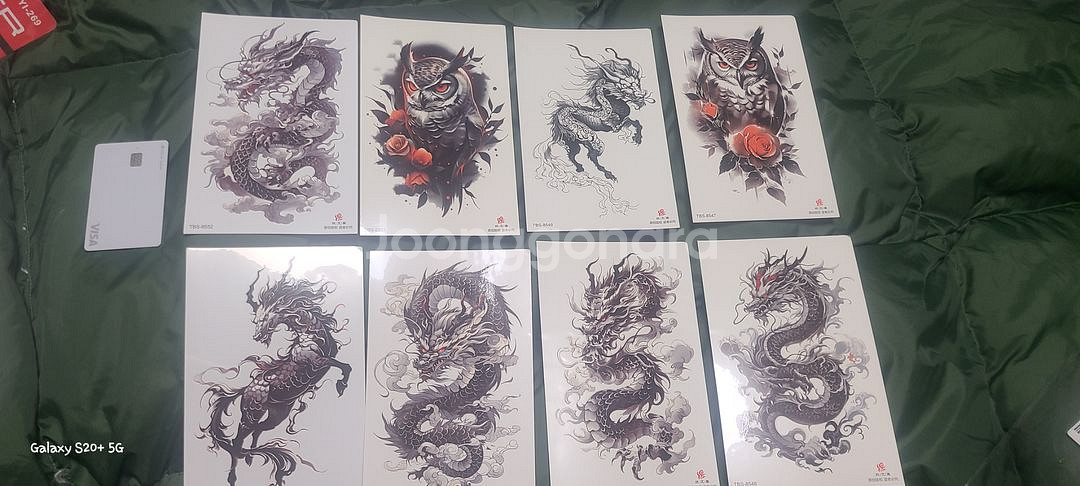 타투스티커/판박이 축제 페스티벌 할로윈--0