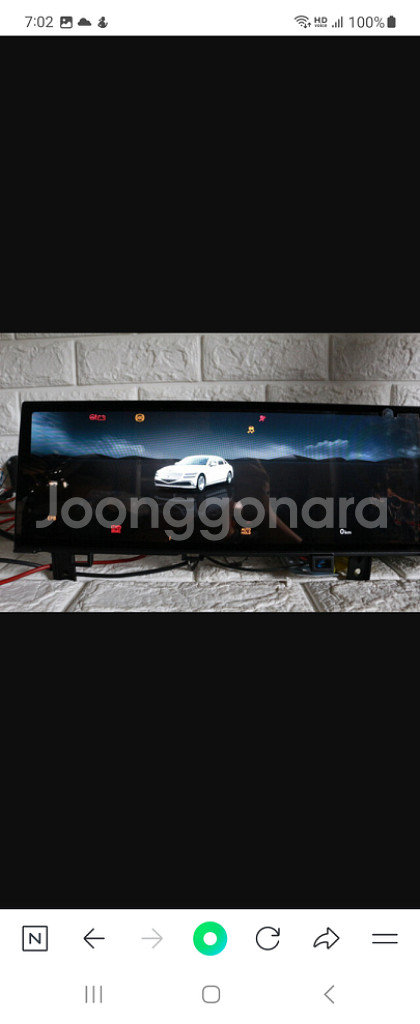 2023 G80 페이스리프트 계기판 모니터 일체형 94--2