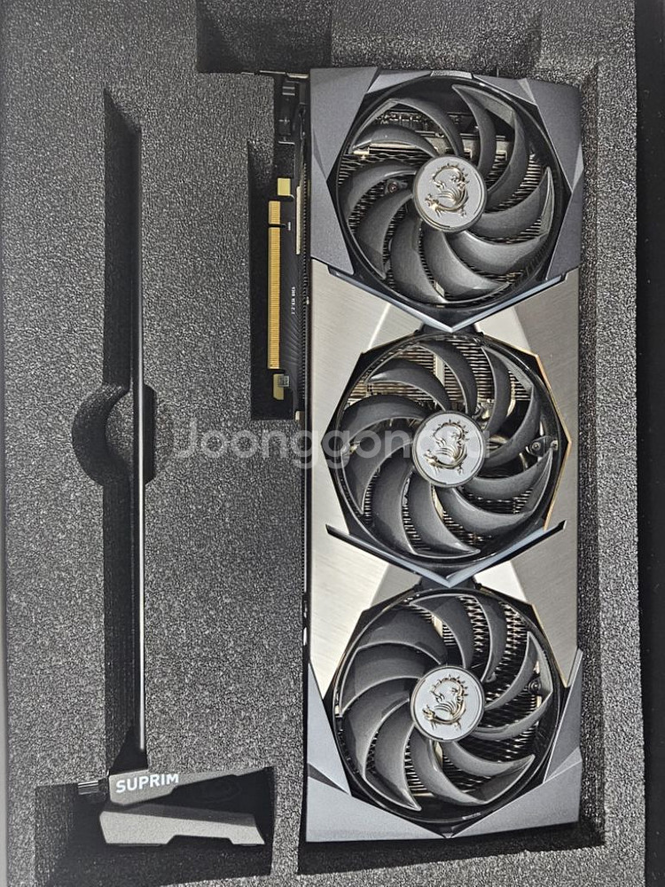 msi rtx 3080ti 슈프림x 팝니다.AS잔존--8