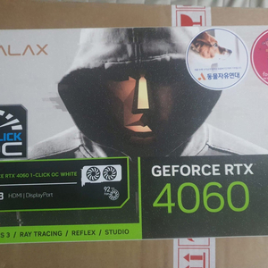 갤럭시 RTX4060 2X OC V2 D6 화이트