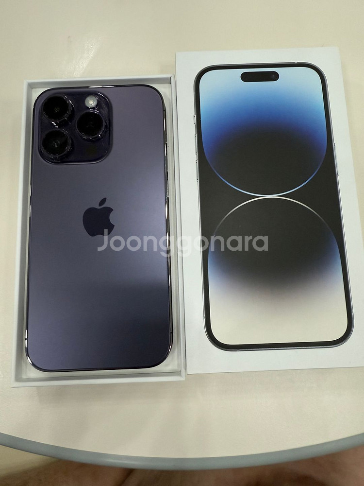 아이폰14프로 딥퍼플 256GB--1