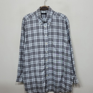(XL) 버버리 셔츠 체크 남방 포켓 캐주얼 영국판