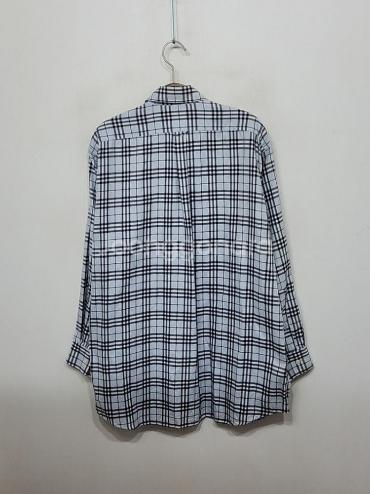 (XL) 버버리 셔츠 체크 남방 포켓 캐주얼 영국판--5