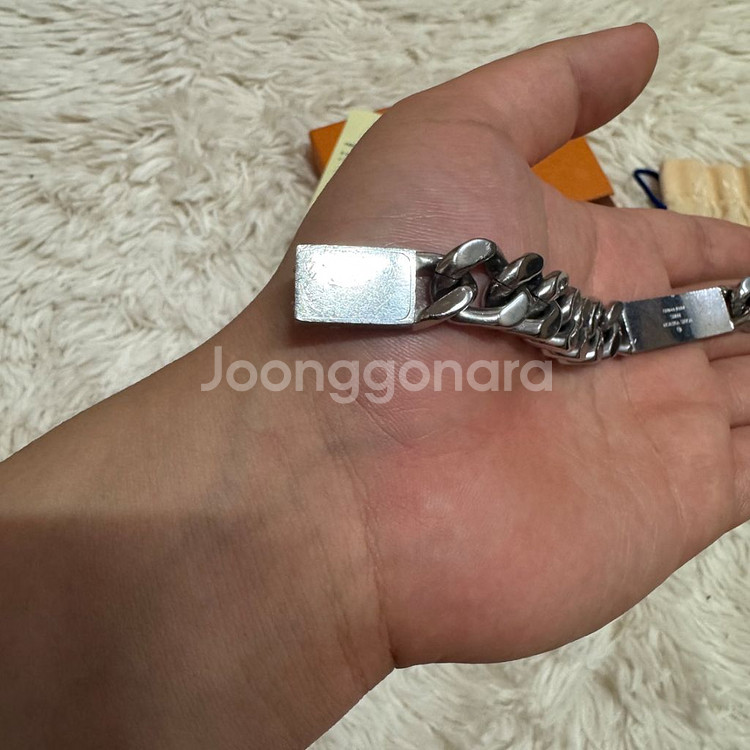 ( 정품 )루이지통 모노그램 체인 팔찌--4