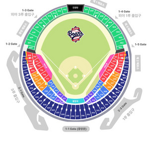 5/6 두산vs엘지 1루 레드석