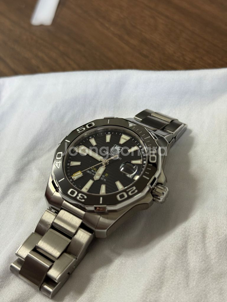 태그호이어 아쿠아레이서 41mm 세라믹 오토 민트급--2