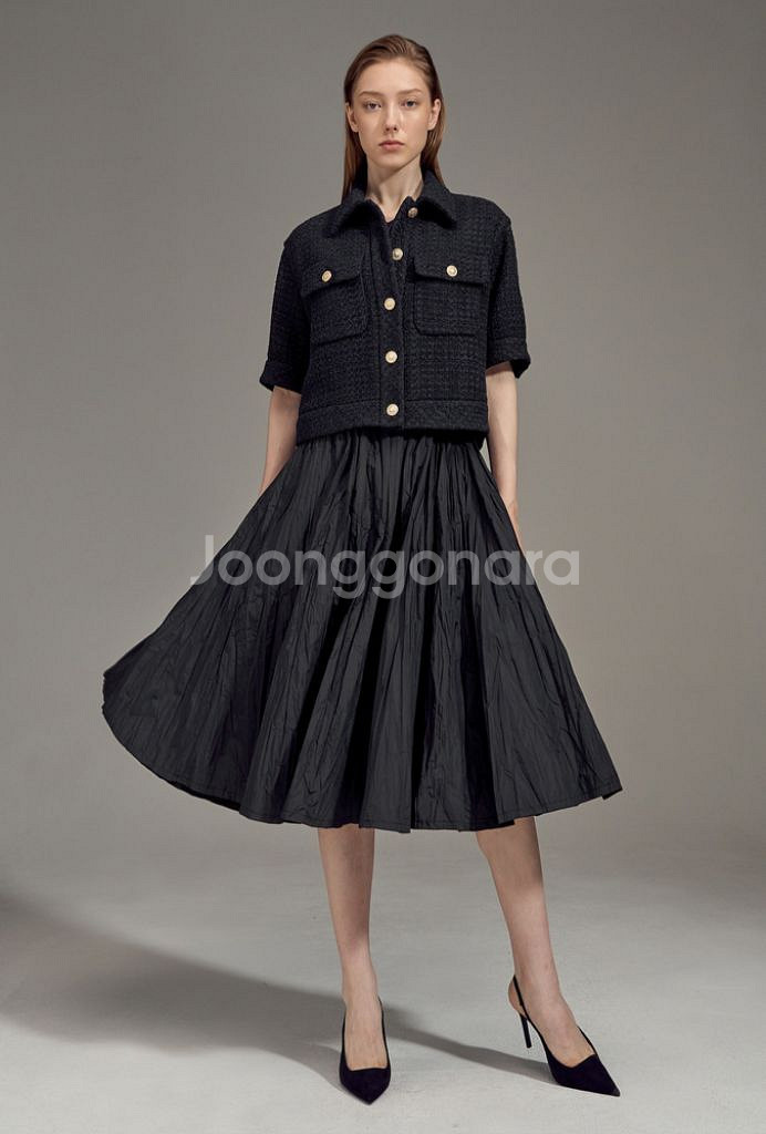 랑방 부클 트위드크롭 자켓 82(정가105만원)--5