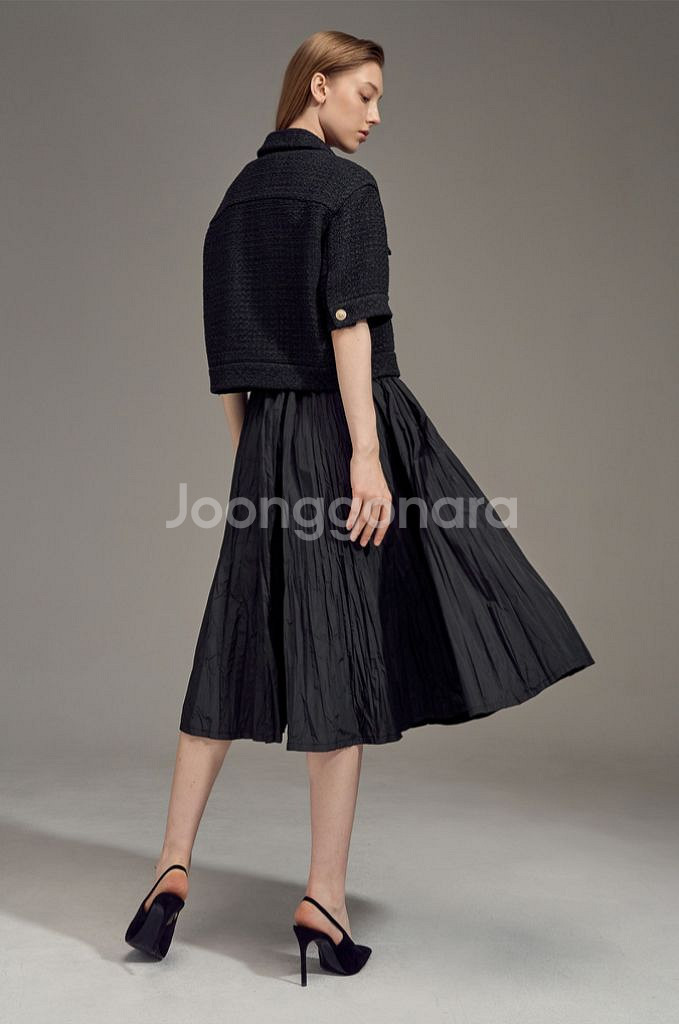 랑방 부클 트위드크롭 자켓 82(정가105만원)--6