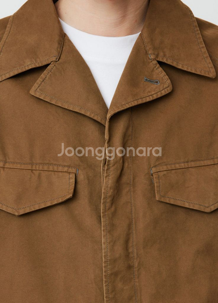 fw22 르메르 필드 오버셔츠 자켓 토바코 브라운 50--1