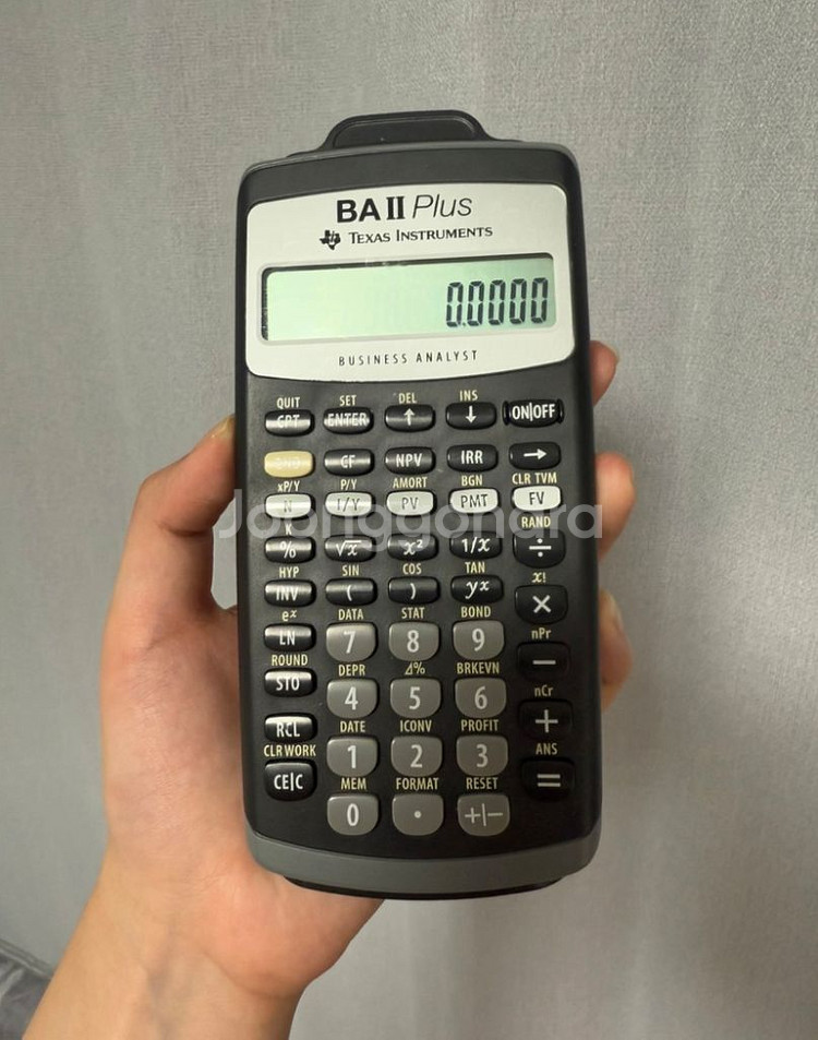 ba 2 plus 텍사스 재무계산기--1