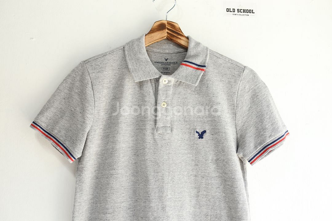 아메리칸 이글 그레이 반팔셔츠 XS사이즈--1
